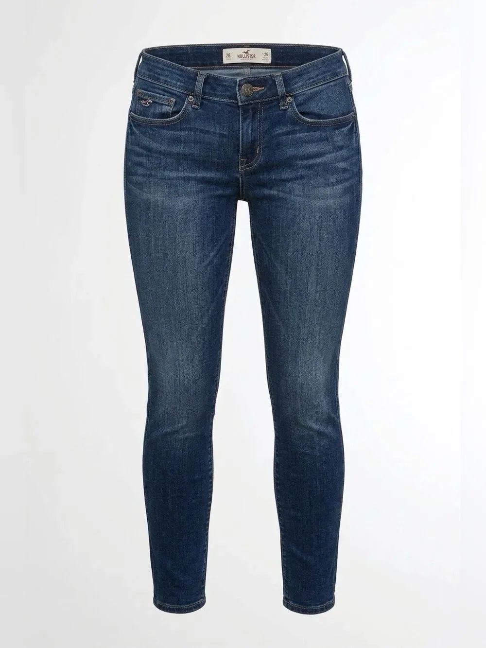 HOLLISTER SKINNY JEANS SIZE 7 R EUC